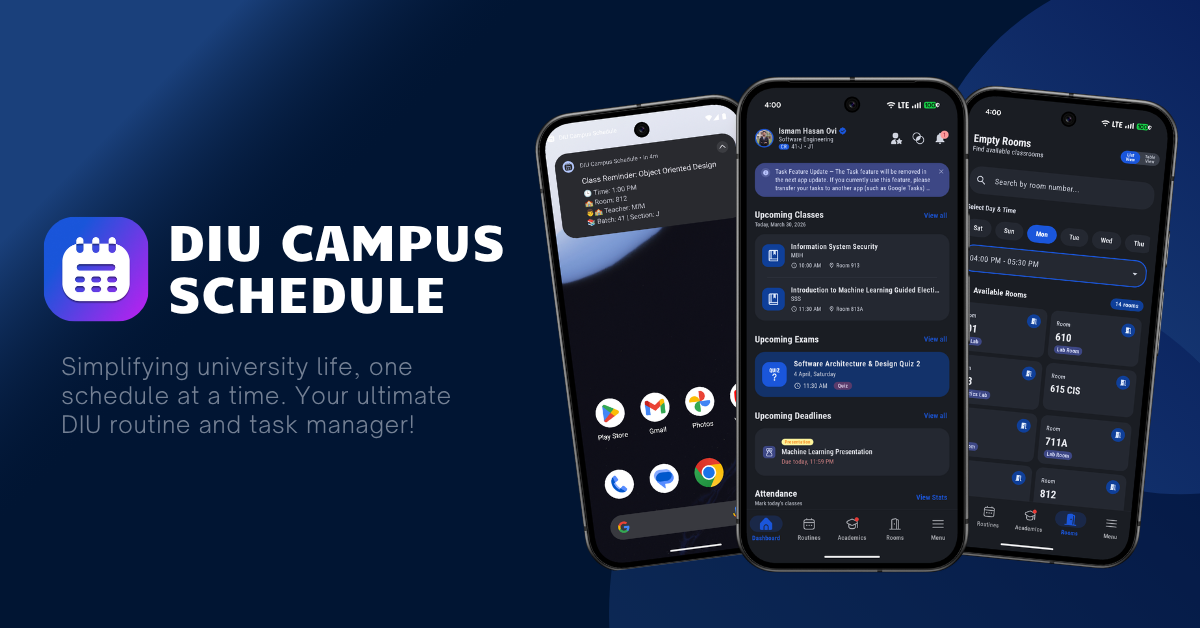 DIU Campus Schedule