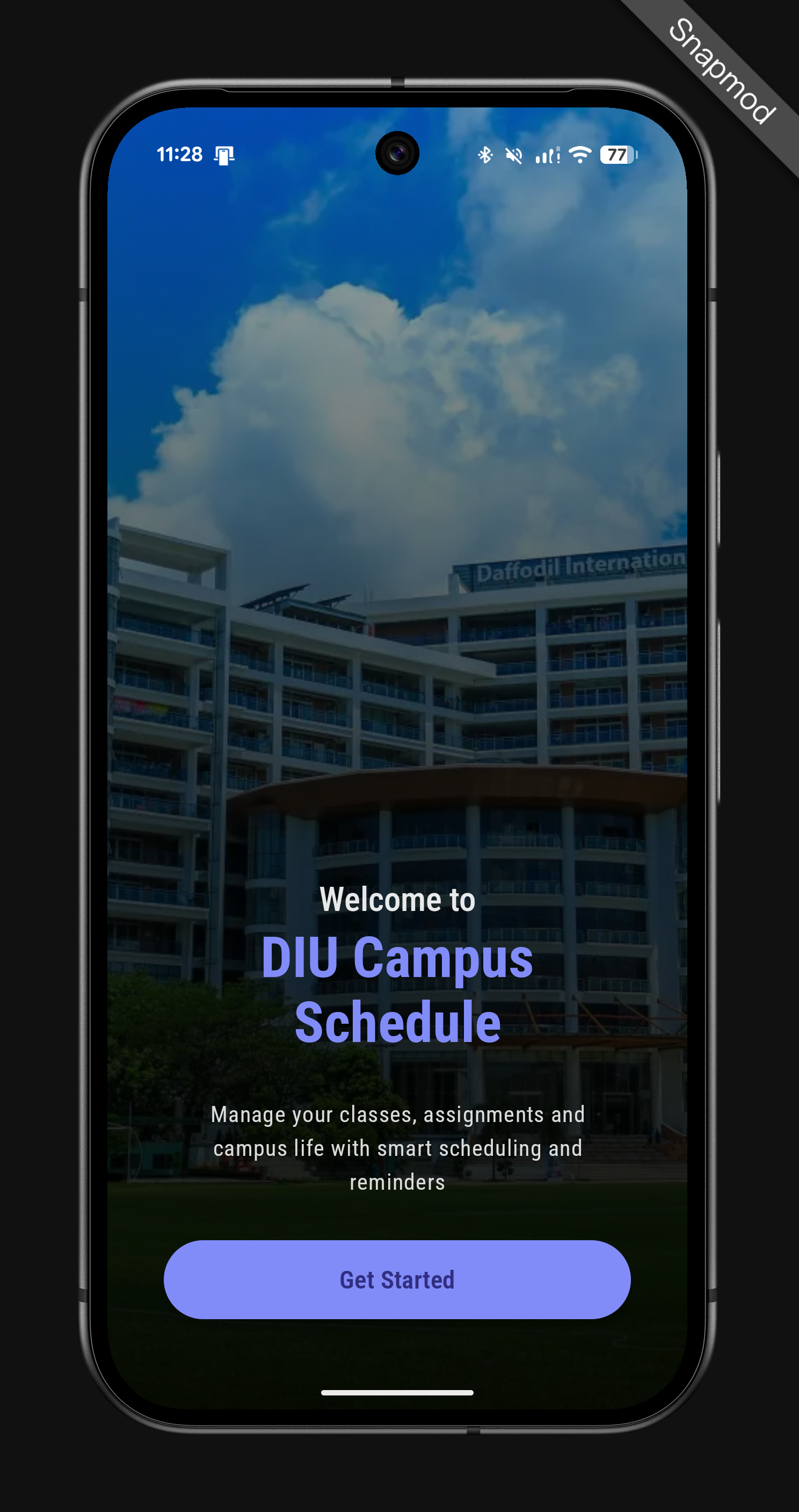 DIU Campus Schedule