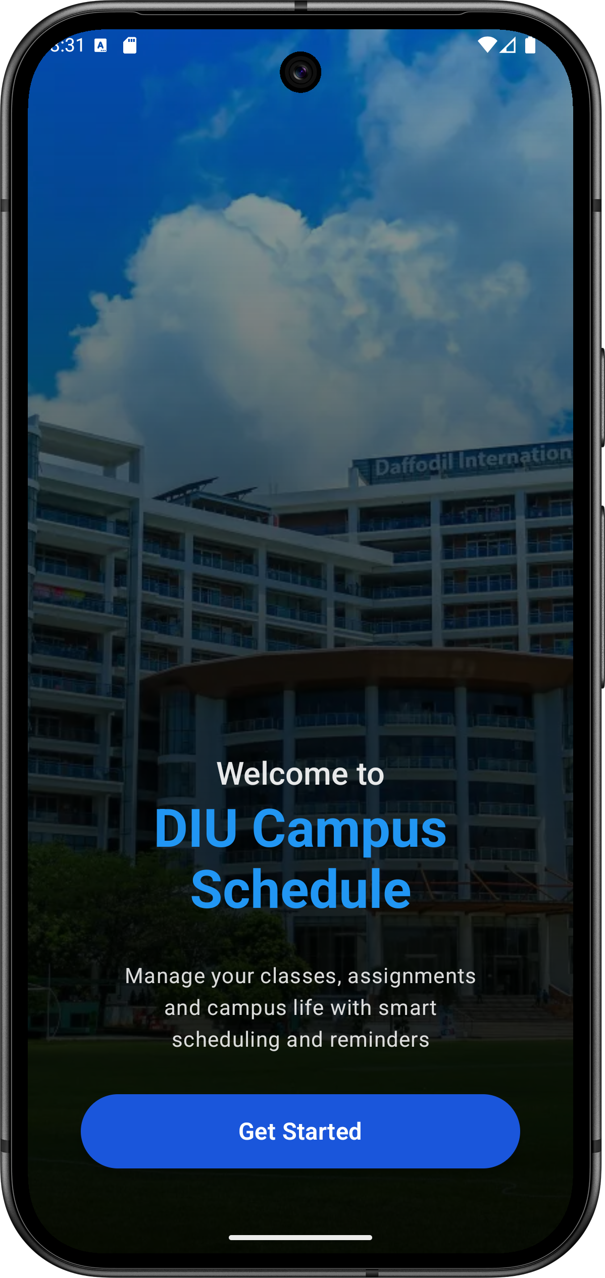 DIU Campus Schedule screenshot 1